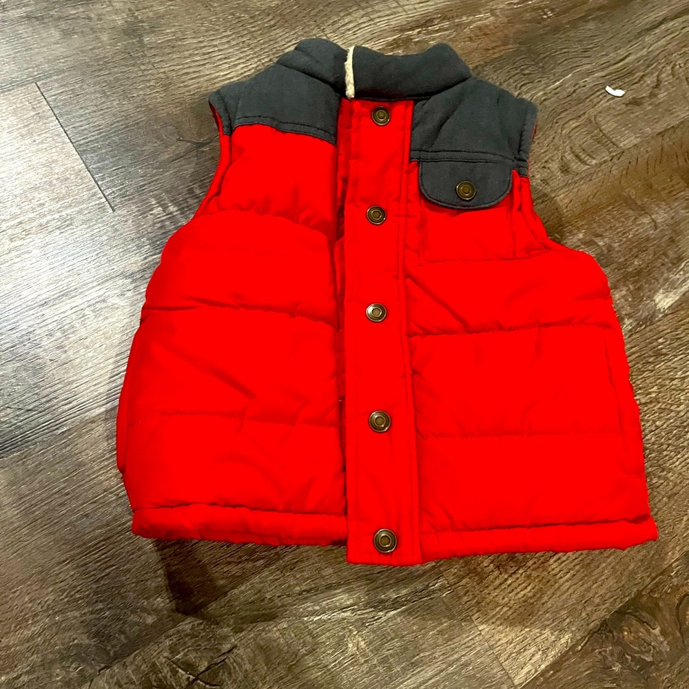 4T Boys Red Vest